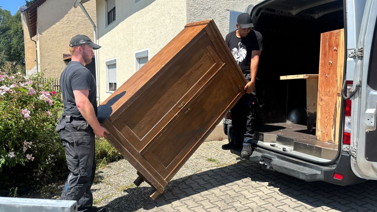 Möbeltransport bei einer Haushaltsauflösung